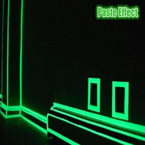 1 Meter Luminous Tape Waterproof Self-adhesive Glow In The Dark Warning Stickers DIY Safety Stage Luminous Tape