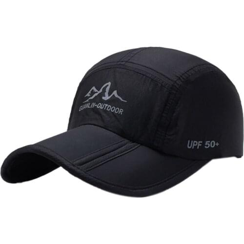 Outdoor Sunscreen Hiking Folding Climbing Net Cap Along the Breathable Quick-drying Outdoors Cap Portable