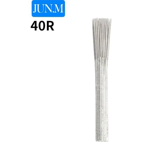 10 Pcs Arrival New Tattoo Needles Permanent MakeUp 40 Pins Blades Microblading Needle for Eyebrow Manual Fog Pen