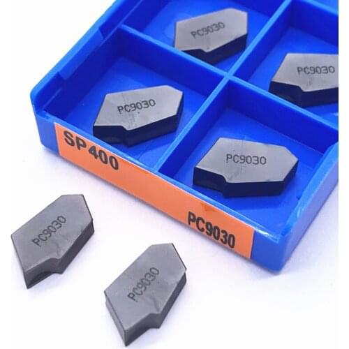 20pcs SP400 NC3030 PC9030 NC3020 Grooving Carbide Inserts lathe cutter turning tool Parting and grooving tool