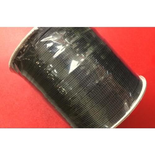 262ft 80m 5mm Black Korea Flat Waxed Polyester Cord Thin Ribbon. Great Cord Supplies for your Jewelry Projects
