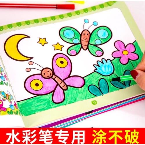 8 Books/set New Cute Coloring Book For Children Kids Adult Relieve Stress Kill Time Graffiti Painting Drawing Art Book ages 3-6