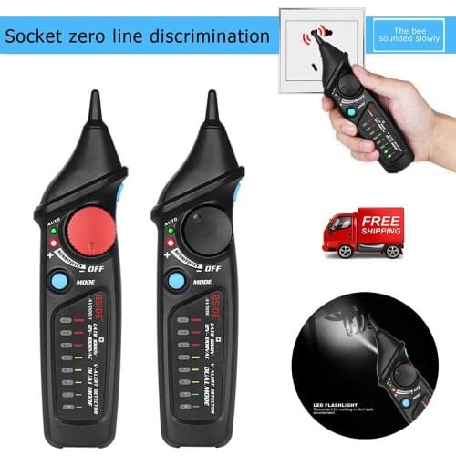 Electric Non-Contact Voltage Tester Pen AC Detector 12/48-1000V Auto Mode Volt Sensor Detector