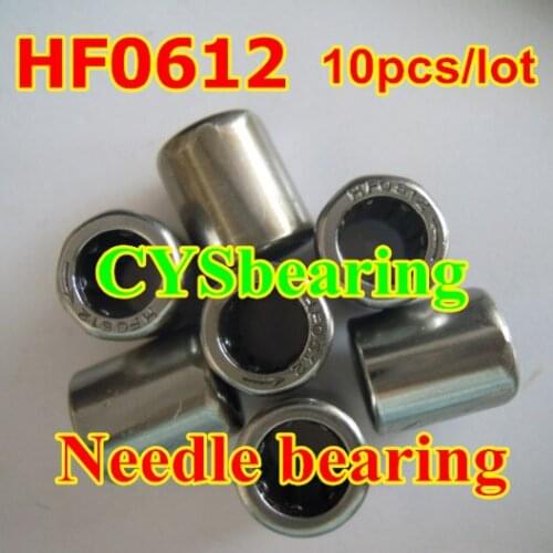 Lot of 10pcs 6X10X12mm HF0612 FC-6 One Way Drawn Cup Needle Bearing shaft Clutch F00365 For ALIGN TREX T-REX 450 V2 SPORT PRO V3