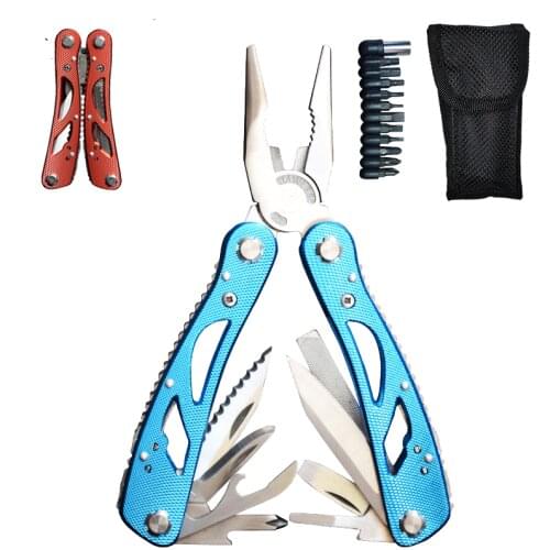 ALMIGHTY EAGLE Multifunctional plier folding knife 14in1 hand tool scissors screwdriver batch set survival camping equipment