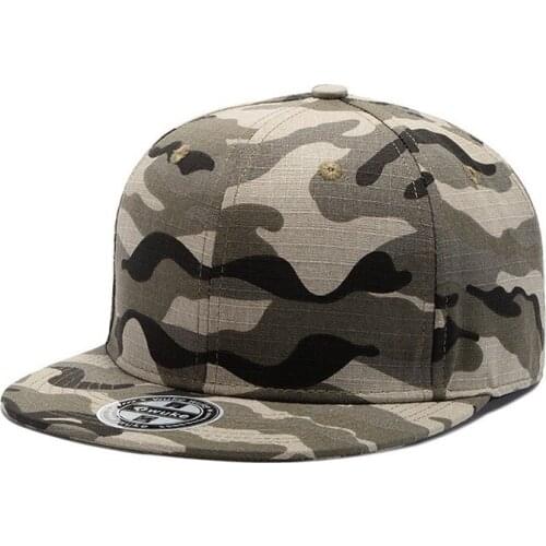 2021 Men Hip Hop Baseball Cap Camouflage Cotton 4 Colors