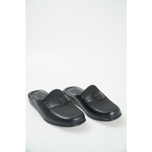 Male Black Slippers Gowns Modern, Comfortable, Special Workmanship, Quality Sturdy Material, Comfortable, log House, Indoor