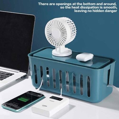 Large Capacity Desktop Cable Management Box Household Wire Hidden Box