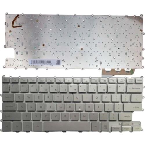 NEW US laptop keyboard for Samsung NP900X3N 900X3N US keyboard silver