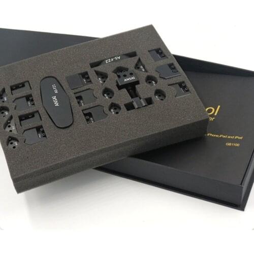 Original 26 in 1 Gtool GB1100 iCorner Kit for iPod iPad iPhone8 8P 5 5S 6 6P 6s 7 Corner Sidewall Bend Fix frame Repair Tool Set