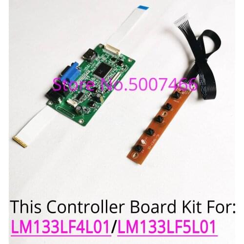 Fit LM133LF4L01 LM133LF5L01 LCD panel EDP 30-Pin WLED laptop PC 1920*1080 13.3" VGA monitor controller drive board DIY kit