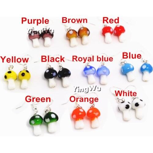 Yingwu Hot Charm Water Drop Dangle Earrings Murano Glass Pendant Earrings for Women Party Wedding Jewelry Gift Bijoux