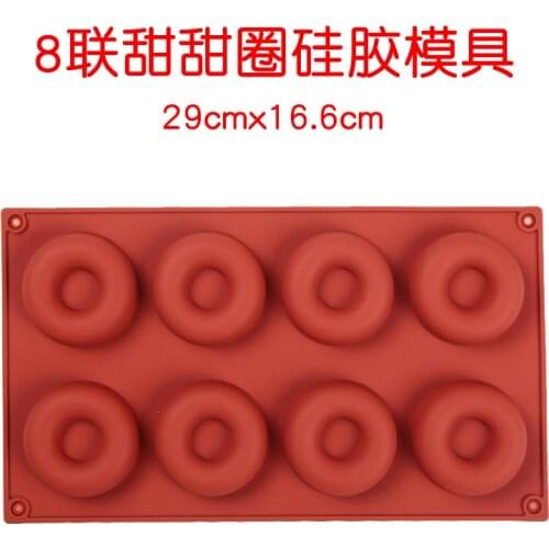 Silicone Donut Mold Baking Pan Non-Stick Baking Pastry Chocolate Cake Dessert DIY Decoration Tools Bagels Muffins Donuts Maker