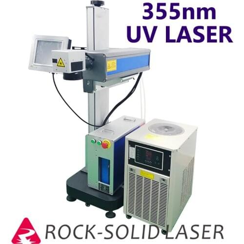 3W 5W 8W 10W UV Laser Coding System Flying Online Marking Machine 355nm RFH AOC JPT Source Automatic Production Line Fly Marking