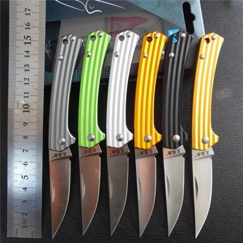 Sanrenmu 7112 Folding Knife Fruit Knife for Camping Outdoor Travel and Survival