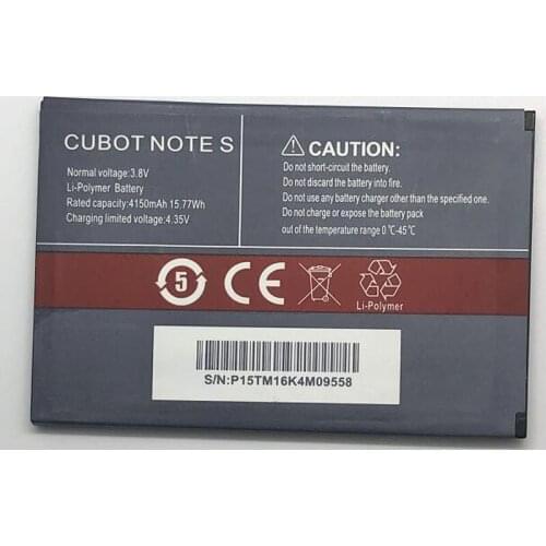 GeLar 4150mAh 15.77Wh Replacement backup battery For CUBOT Note S Cell Phone