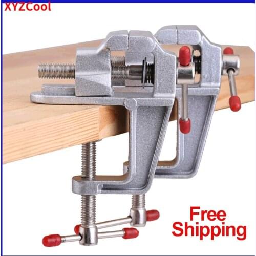 Vise Mini Flat Pliers Wenwan Bench Vise Small Table Vise Woodworking Clamp Bed Fixed Fixture Carving Workbench