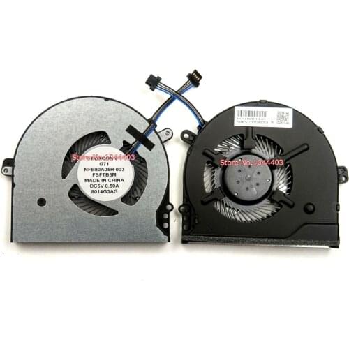 New Laptop CPU Cooling Fan For HP Pavilion 15-CC 15-CC708TX 15-CC715TX 15-CC710TX TPN-Q191 Cooler 927918-001 NFB80A05H-003