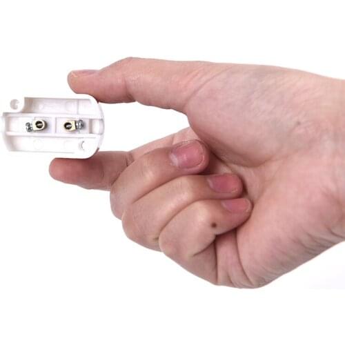 1pc White Square Lamp Holder for E17 E14 LED Light Bulbs Aging-Test Light Base