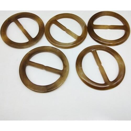 10 pcs Fashion inner diameter 4.5 cm adjustable buckled ribbon buttoned garment corner storage buckles T-shirt clasp