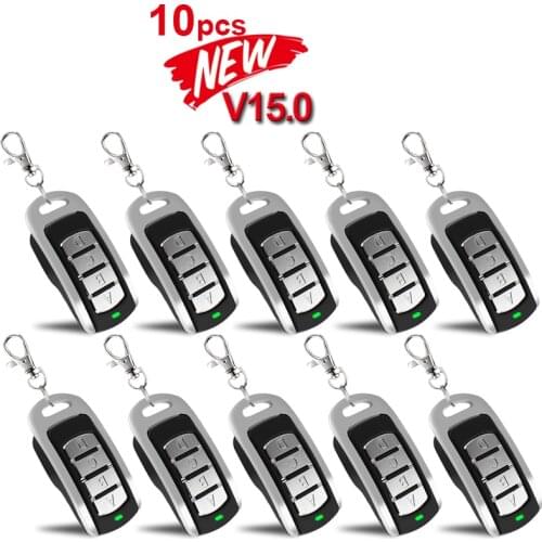 10pcs DOORHAN DEA LIFTMASTER SOMMER ERREKA SEAV GIBIDI LIFE BENINCA Garage Door Gate Compatible Remote Control Clone