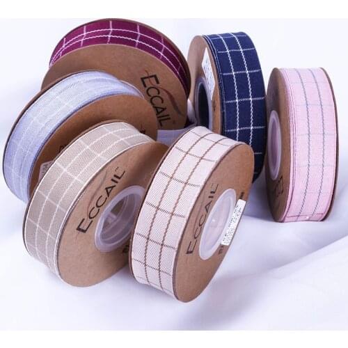 10yards/lot 25mm/40mm Cotton Ribbon Hairbow Clothing Shoes Hats DIY Accessories Gift Packaging Ribbons Party Decoration Ribbon
