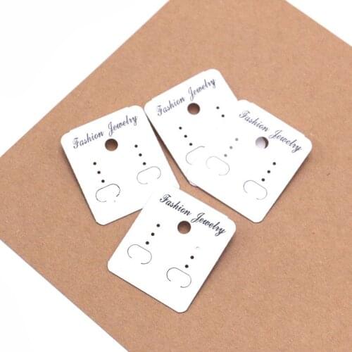 1000pc/lot Hanging Dangle Earring Cards Classical Stud Ear Hooks Packing Cards Simple Cheap Jewelry Display Card Supplier