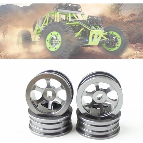 4Pcs Metal Wheel Hub for 1/28 Wltoys P929 P939 K969 K979 K989 K999 RC Mosquito Cart Upgrade Parts