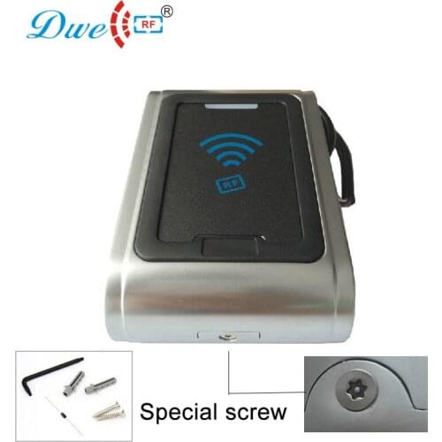 Aniti vandal waterproof metal housing passive proximity rfid control card reader 12V 125khz rfid reader wiegand 26