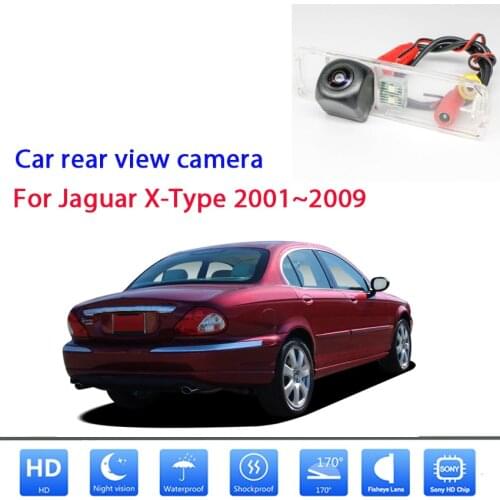 Rear camera For Jaguar X-Type 2001~2009 CCD Night Vision Reverse License Plate camera Waterproof high quality RCA