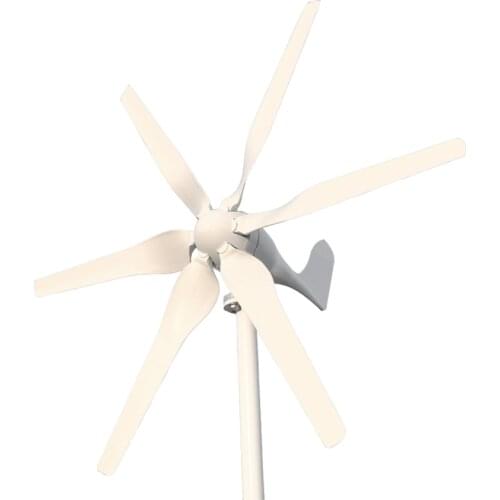 Big Sale 400w 600w 800w 3/5/6 Blades Small New Energy Windmill Horizontal Wind Turbine Generator 12v 24v With Free Controller