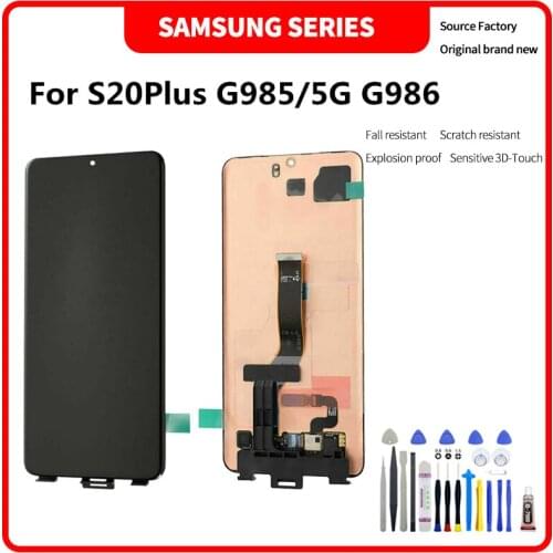For SAMSUNG S20Plus-G985 5G-G986A/G986U LCD display High quality HD brand new screen assembly with Disassembly tools