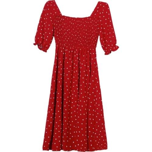 Elegant Hot Slim Charming Clothes for Pregnant Women Wine Red Dot Pregnancy Summer Korean Fashion Maternity Long Dress