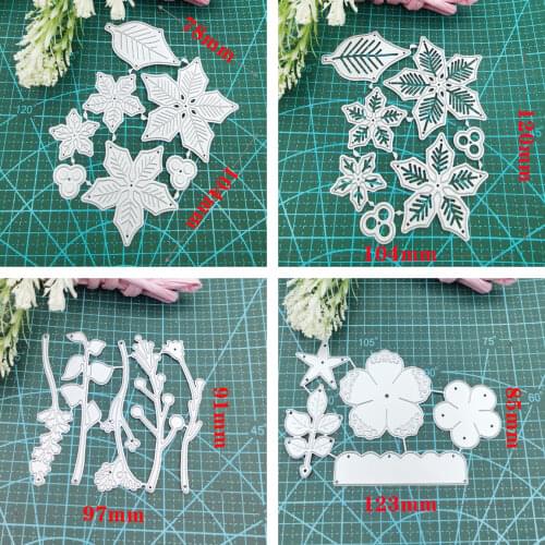 Flower Cutting Dies DIY Embossing Dies Cutter Craft Paper Card Scrapbooking Making Cut Die Mold