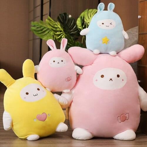 40/50/60CM Lovely Rabbit Plush Toy Soft Stuffed Animal Pillow Kids Baby Sleeping Mate Doll Cute Gift For Kids Girl Children