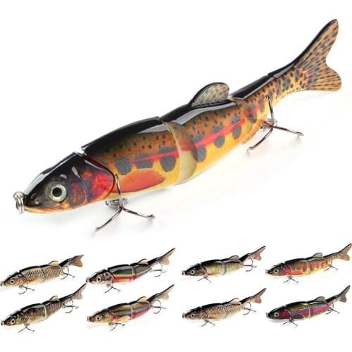 39g / 16.5cm Swing Sinking Hard Fishing Bait Mute 5 Large Plastic Bionic Bait