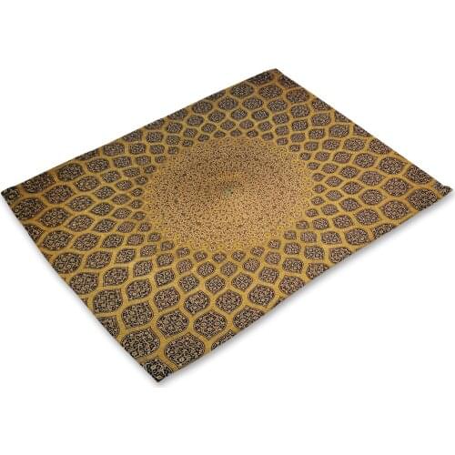 Mandala Table Mat Kitchen Decoration Placemat Table Napkin for Wedding Dining Accessories Table Mat