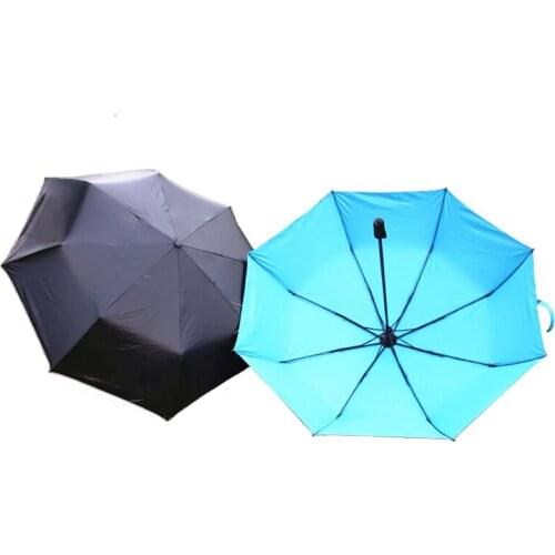 Creative Sun Umbrella Men and Women Folding Black Glue Umbrella Dual-use Sunscreen UV Sunshade Clear Umbrella Parasol