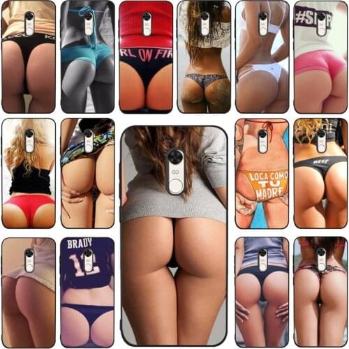 MaiYaCa Sexy ass Underwear Bikini Woman girl DIY Luxury Phone Case for RedMi 5 5plus 6 6pro 6a s2 4x 7 7a 8 case