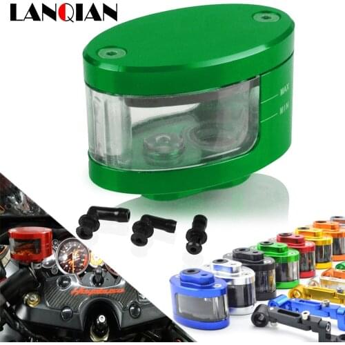 Motorcycle Front bottle Reservoir Brake Cylind Oil Fluid Cup For Kawasaki VERSYS 650cc ZG1000 CONCOURS ZRX 1100 1200 ZX11 ZX7R