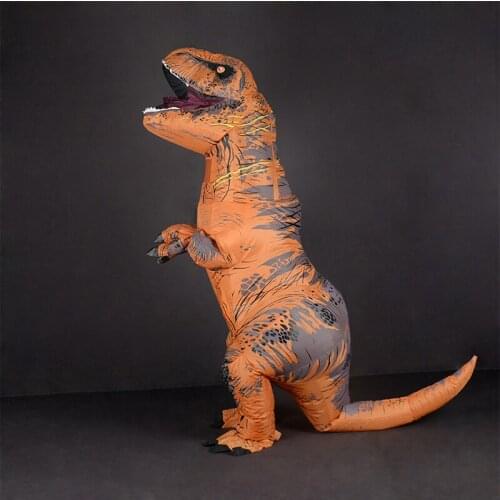 Inflatable Dinosaur T REX Costumes for Adult Kid Women Men Blowup T-Rex Dinosaur Halloween Inflatable Costume Mascot Party Dress