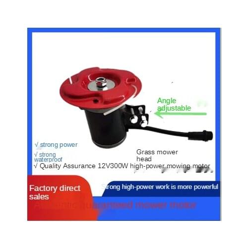 DC 12V / 300W 24V / 400W 48V / 600W DC Electric Mower Cutter Motor / DIY Accessories
