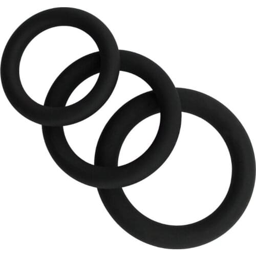 3 Sizes 32mm 28mm 23mm Silicone Male Enhancement Exercise Bands O Ring 3 Different Size Flexible Rings Vibrators Lock Ring