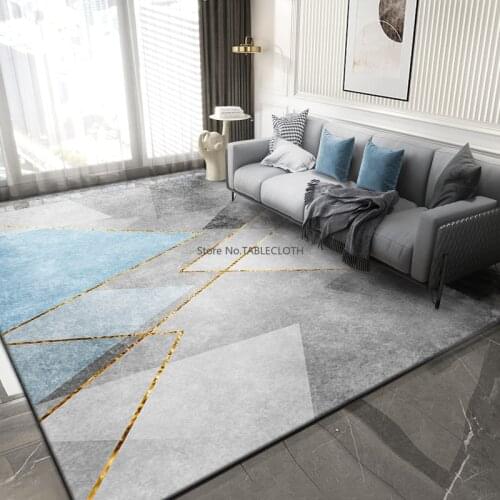 Modern Carpet Living Room Coffee Table Mat Room Bedroom Simple Nordic Disposable Household Gray Carpet