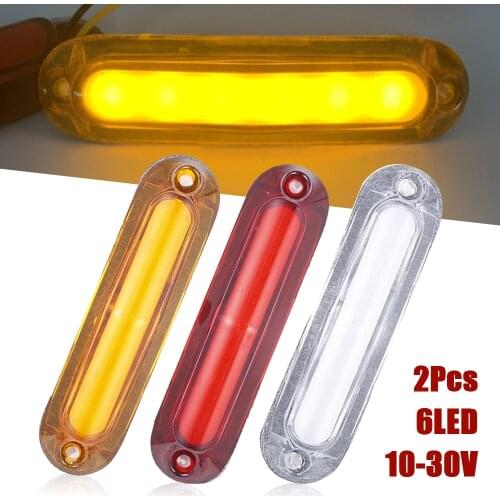 LED Clearance Lights Truck Trailer Side Marker Indicators light Car Signal Brake Warning Tail Light Waterproof Signal Side Lamp