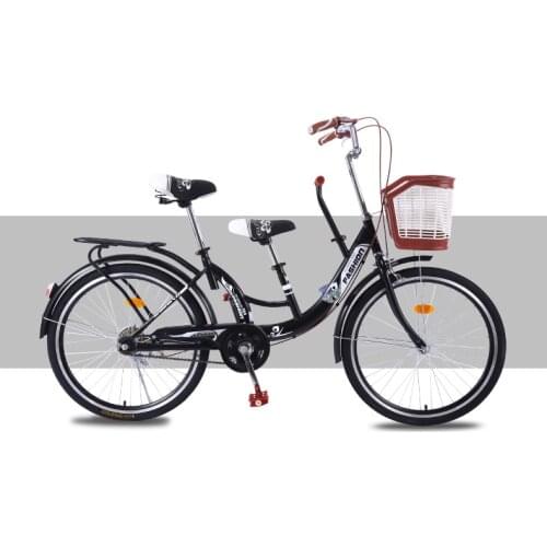 Parent Child Design Mother Bike Three Seat Thickened Cushion Fence Caliper Brake Safe And Non Slipping High Carbon Steel Frame