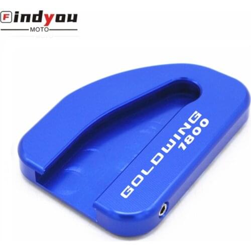 Goldwing 1800 CNC Foot Side Stand Enlarge Kickstand Extension Plate Enlarger For Honda Goldwing1800 GL1800 2010-2017 F6B 13-17