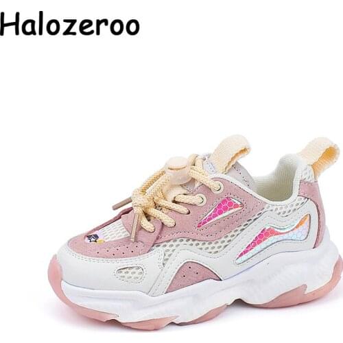 Spring Kids Sport Sneakers Baby Girls Soft Brand Shoes Children Genuine Leather Casual Sneakers Boys Chunky Sneakers Trainers