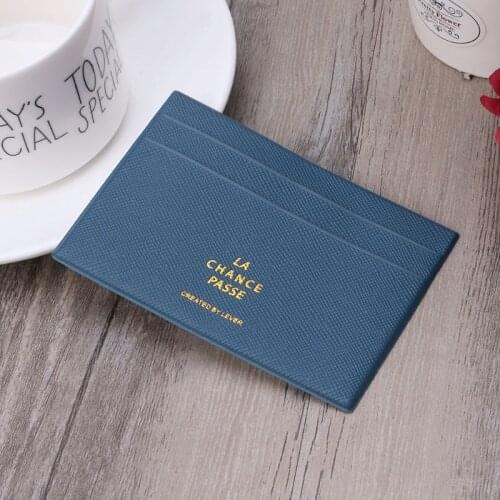 Y166 Portable Women Men Cards Holder Slim Bank Credit ID Card Case Bag Wallet
