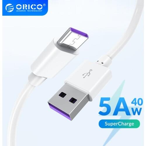 ORICO 5A USB Type-C Charging Cable Quick Charger for Samsung iPad Huawei Xiaomi for Macbook Phone Laptop Data Cables